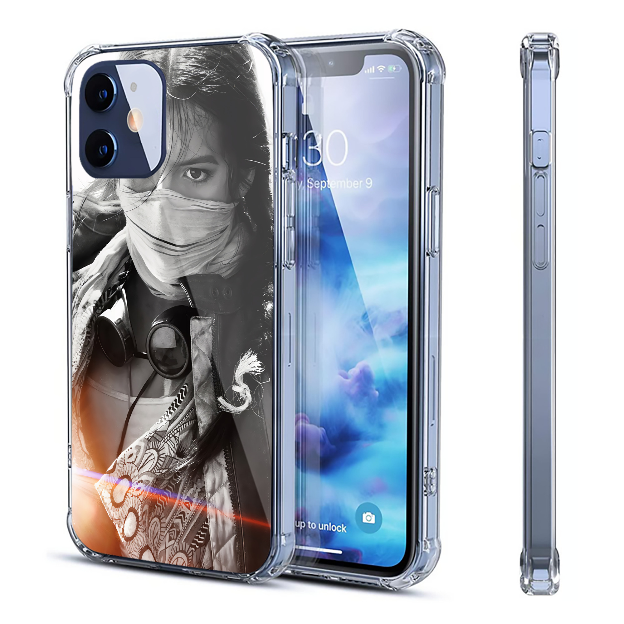 （画像用） Transformers トランスフォーマー 【iPhone 12シリーズ対応】透明スマホケース（クリアソフトケース）
